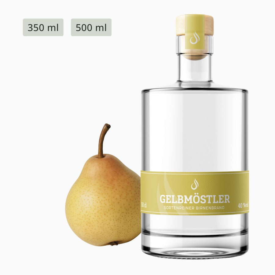 Gelbmöster Birnenbrand Obstbrand Edelbrand vom Bodensee