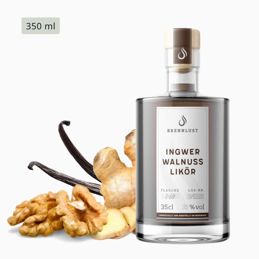 Ingwer-Walnuss Likör