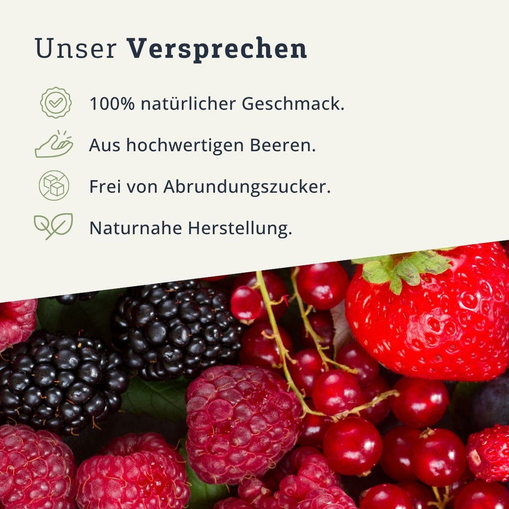 Brennlust Qualitätsversprechen Rote Beeren Geist