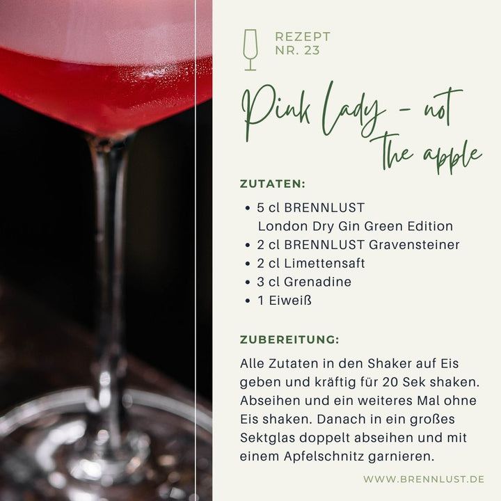 Brennlust Rezept Nr. 23 Pink Lady not the Apple