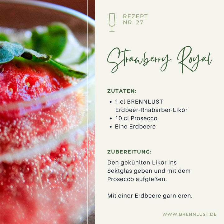 Erdbeer Rhabarber Likör