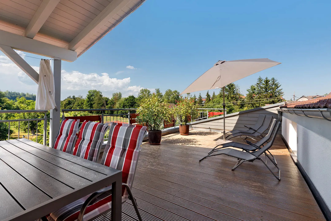 Bodensee Ferienwohnung - Dachterrasse