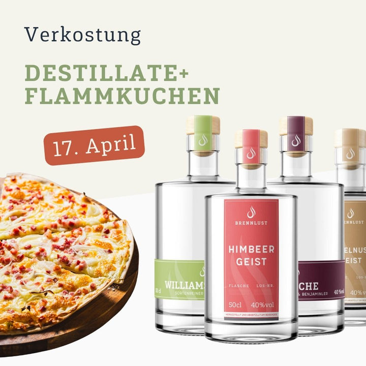 Tasting: Schnapps + Flammkuchen