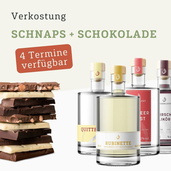 Tasting: Schnaps + Schokolade