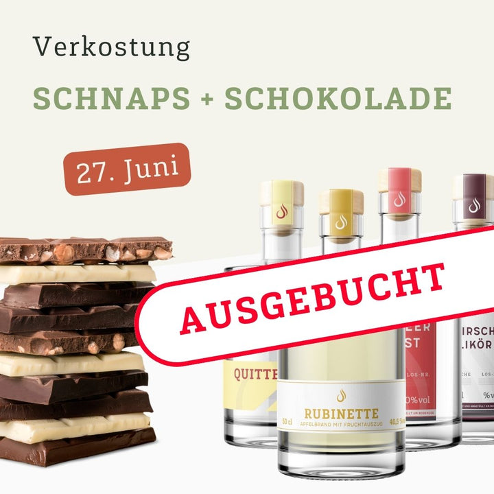 Tasting: Schnaps + Schokolade