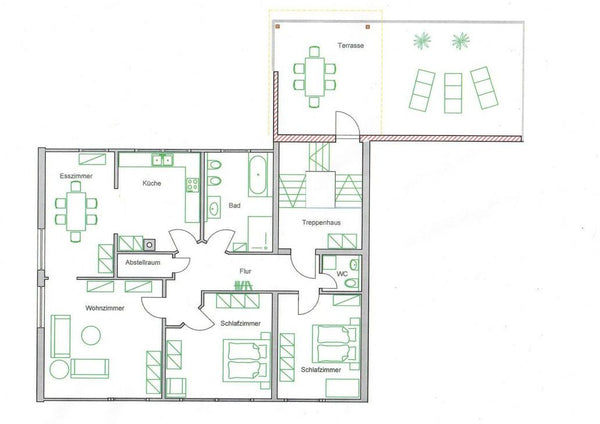 Ferienwohnung Bodensee - Grundriss