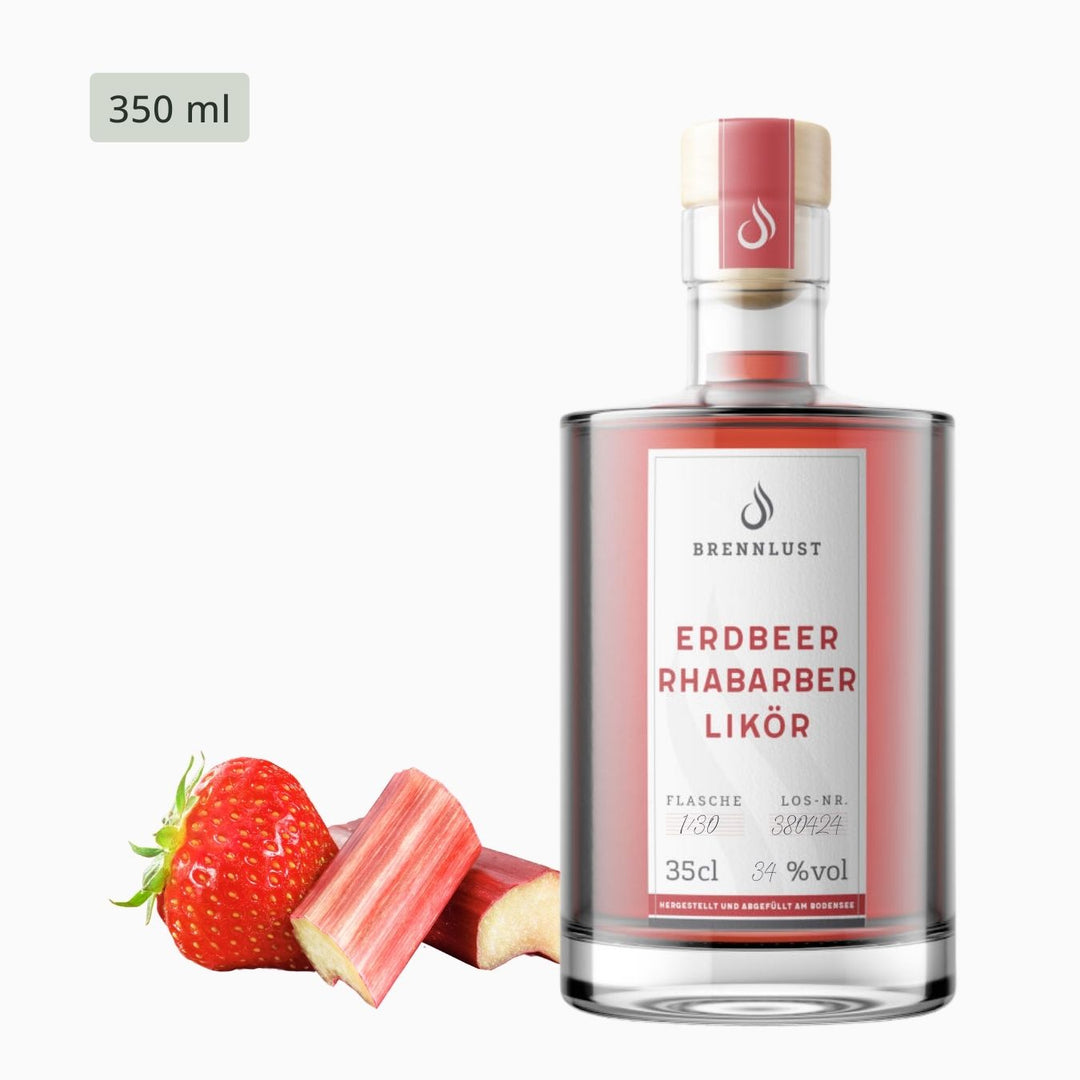 Erdbeer Rhabarber Likör