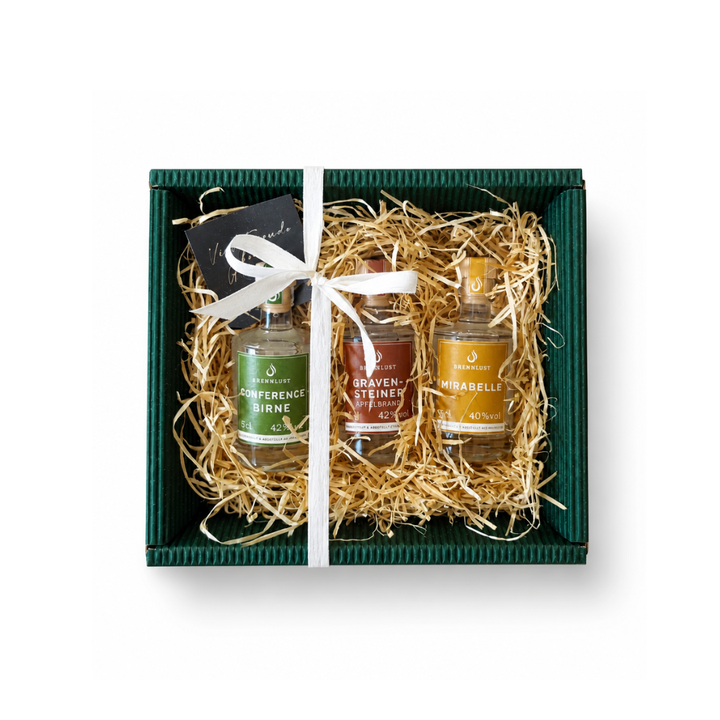 Geschenkset | 3 Obstbrände à 50ml zum selbst wählen