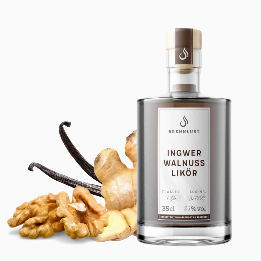 Ingwer Walnuss Likör