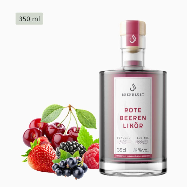 Rote Beeren Likör