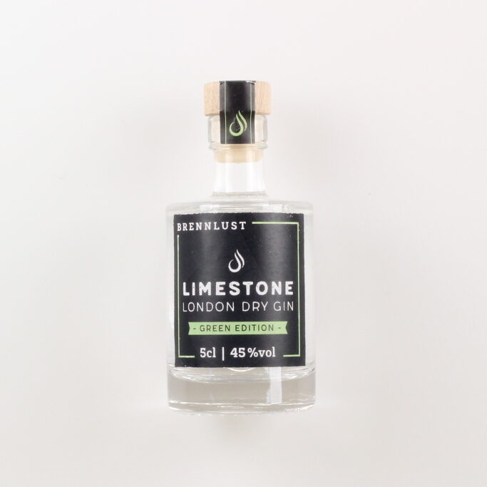 BRENNLUST Mini LIMESTONE London Dry Gin Green Edition 5cl