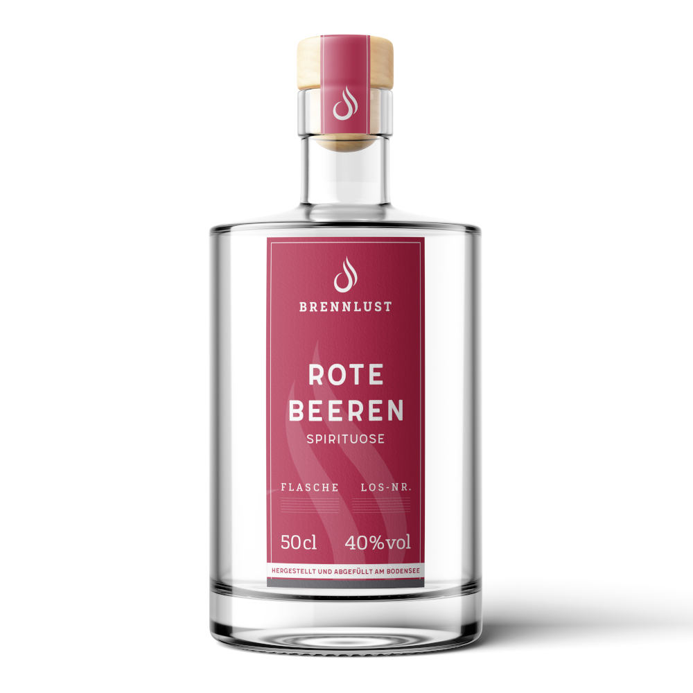 Geist: Rote Beeren, 50 cl - BRENNLUST Destillerie & Events Stockach